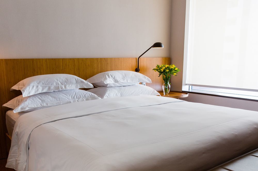 B Hotel Brasília Eksteriør billede A bed